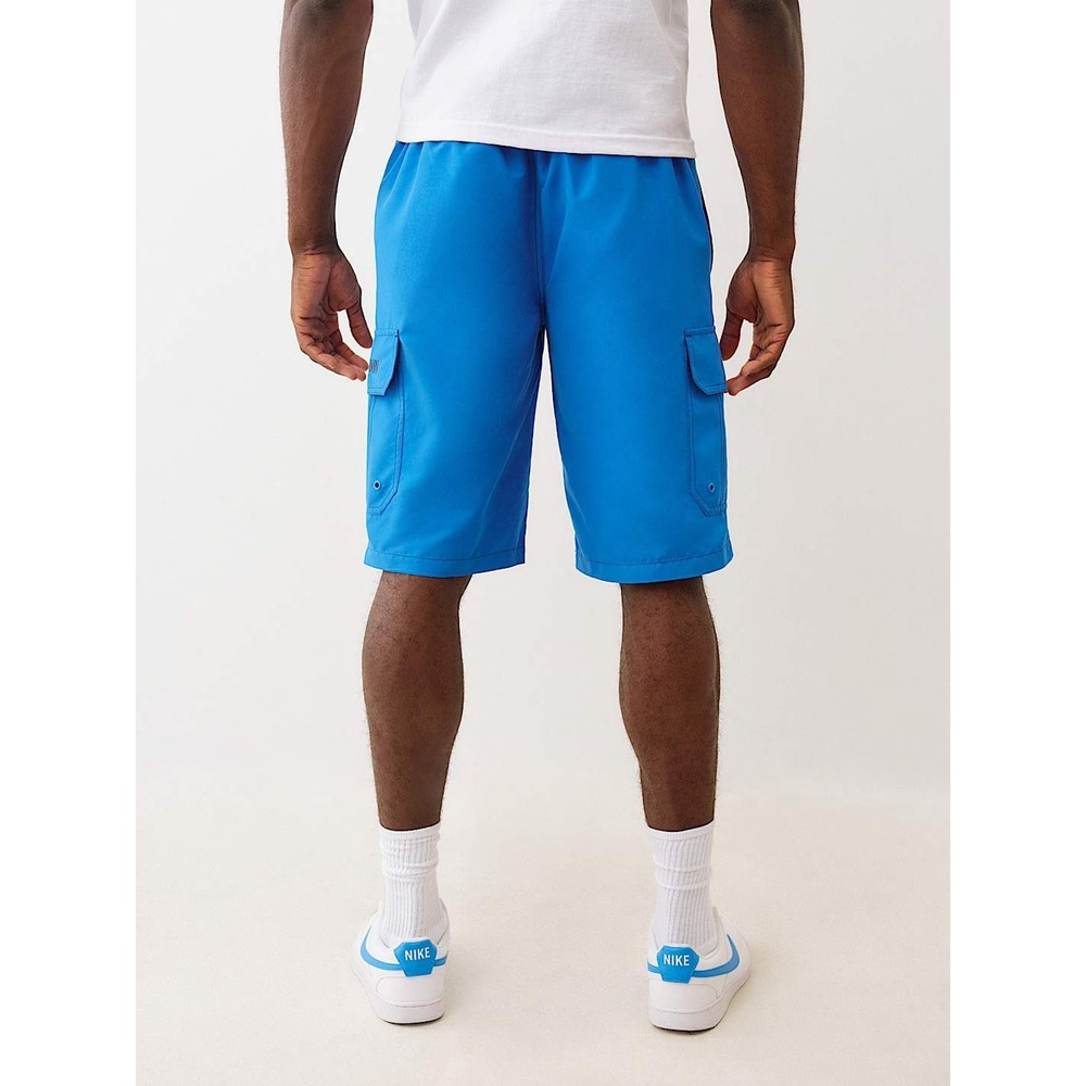 True‎ Religion Flap Pocket Cargo Board Shorts Mens Medium Swim Trunks Beach NWT - Picture 14 of 15